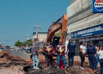 Ante respuesta de los cuatro niveles de gobierno se logró la reparación de fuga de agua en Cuatricentenario