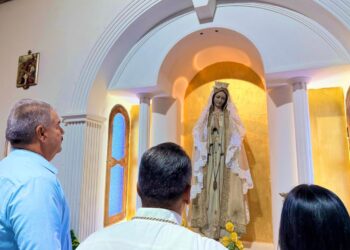 Gobernador Caldera participa en eucaristía en Bachaquero ¡Día de Nuestra Señora de Fátima!