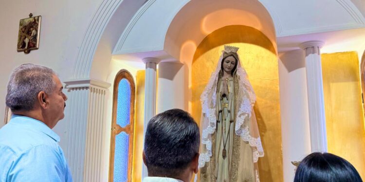 Gobernador Caldera participa en eucaristía en Bachaquero ¡Día de Nuestra Señora de Fátima!