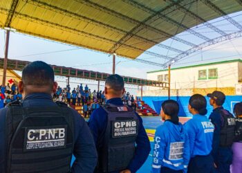 PNB y Guardia del Pueblo consolidan espacios de paz en Sol Amado con el Plan «Mi Cancha Bonita con la Juventud»
