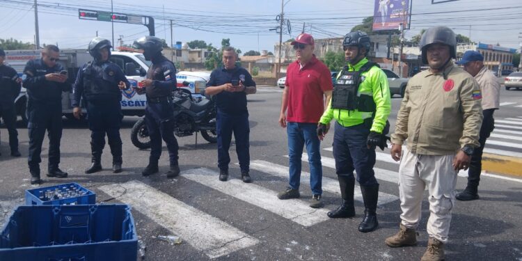 Dirección de Seguridad Ciudadana activó medidas de seguridad ante vuelco de un camión