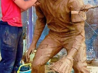 Así avanzan los trabajos en la estatua y museo para honrar al grandeliga Luis Aparicio