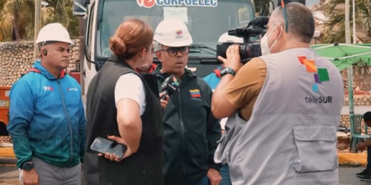 Restituido el 96% del servicio eléctrico en el estado La Guaira tras despliegue operativo