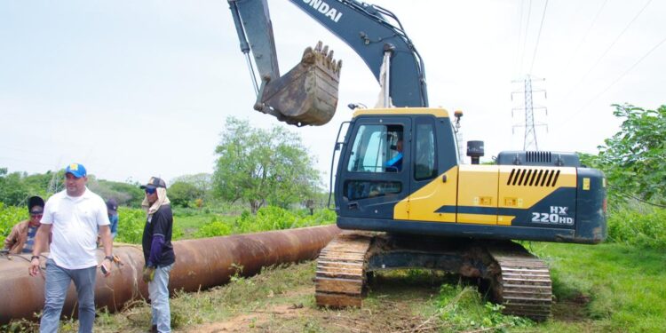 Gobernación del Zulia inicia la sustituciónde colectores y nueva aducción de agua potable en Lagunillas
