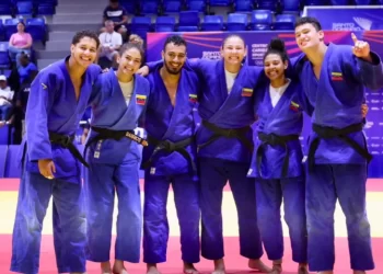¡Equipo mixto! Judo venezolano conquista el oro en Santo Domingo