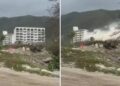 VIDEO: Demolición controlada de uno de los edificios colapsados por los sismos en Venezuela
