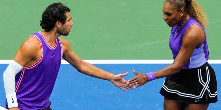 Alcaraz y Serena Williams caen ante Cobolli y Bencic y quedan fuera del dobles mixto