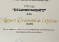 CLEZ: RECONOCE LABOR DE LA AGENCIA OCCIDENTAL DE NOTICIAS