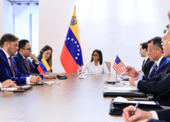 FOTOS | Presidenta Delcy Rodríguez sostuvo un encuentro de alto nivel con delegación oficial del Departamento del Tesoro y del Departamento de Estado de EEUU