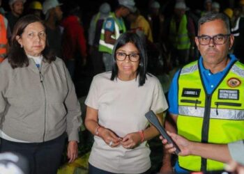 Despeje vial tras las lluvias cuenta con la supervisión de la presidenta Delcy Rodríguez