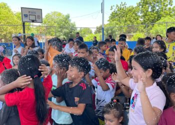 Cuatrocientos niños disfrutaron la primera semana del Plan Vacacional Comunitario en la parroquia Venancio Pulgar