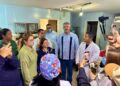 Gobernador Luis Caldera inicia trabajos de rehabilitación integral en el Hospital Senén Castillo Reverol de Santa Rita