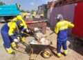 ‎¡Alcaldía continúa saneando espacios! ‎        En El Trébol el IMA extrajo 50 toneladas de desechos