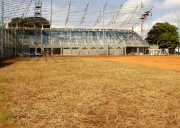 ‎Tipo Bermuda, ‎El estadio Alejandro Borges empieza a vestirse de verde con la siembra de su nueva grama