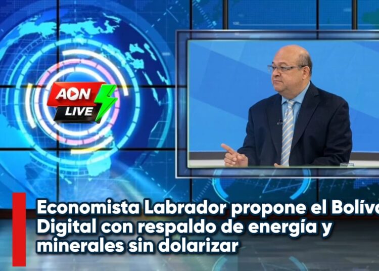 Economista Labrador propone el Bolívar Digital con respaldo de energía y minerales sin dolarizar