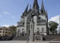 La torre de la catedral de Manizales, un reflejo de la magnitud del terremoto de Colombia