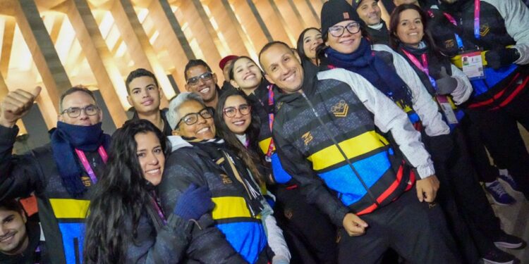 ¡Con el tricolor en alto! Venezuela desfiló en ceremonia inaugural de los Juegos Suramericanos Santa Fe 2026 (+Video)