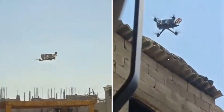VIDEO: Dron israelí pasa a pocos metros de viviendas palestinas en Gaza
