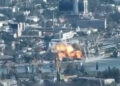 VIDEO: Bombardeos rusos golpean instalaciones militares ucranianas cerca de Jersón