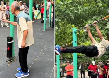 Abuelos en China rompen el molde: rutinas de ejercicio que parecen de gimnasia profesional (VIDEOS)