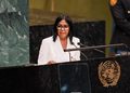 «Iniciamos un proceso de transformación democrática»: Delcy Rodríguez da histórico discurso en la ONU