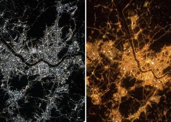 Así han cambiado de color las ciudades del mundo vistas desde el espacio (FOTOS)