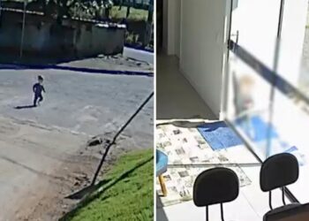 VIDEO: Captan a un bebé que huyó de la guardería para ver a su mamá