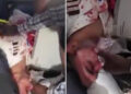 Impactante video: incidente en avión de Flydubai deja personas y paredes cubiertas de sangre