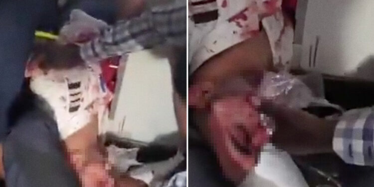 Impactante video: incidente en avión de Flydubai deja personas y paredes cubiertas de sangre