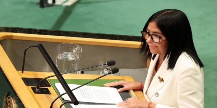 Mandataria Delcy Rodríguez destaca en la ONU una profunda reforma jurídica para fortalecer el Estado venezolano