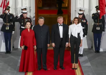 Trump y Melania reciben a Xi y a su esposa para una cena de Estado en la Casa Blanca