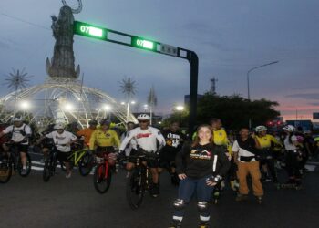 Masiva rodada ciclista pone la joya de la corona en la semana aniversario de Maracaibo