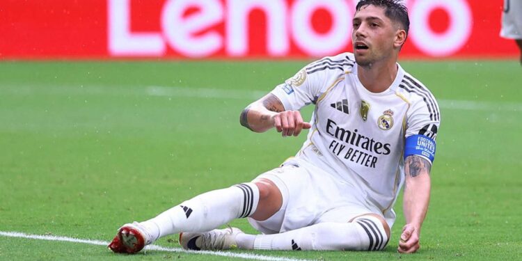 Fede Valverde sufre un esguince en el tobillo izquierdo