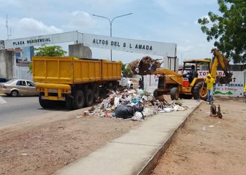 Operativo intenso de limpieza realiza la Alcaldía de Maracaibo en corredor vial Chinita y Mercamara