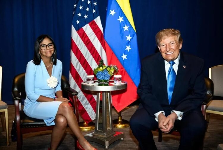 «Ella fue muy amable y fantástica»: Trump elogia a Delcy Rodríguez tras su histórico encuentro en Nueva York