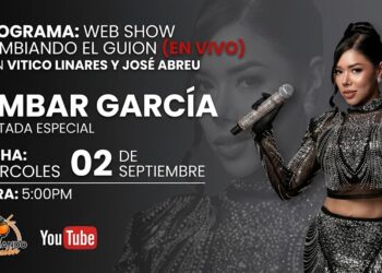 La cantante Ambar García tiene una cita hoy en vivo en Cambiando el Guión