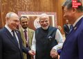 Putin, Xi y Modi, de la mano y entre sonrisas: la IMAGEN de la cumbre de los BRICS