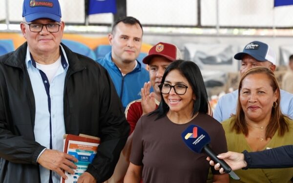 Presidenta Delcy Rodríguez señala un crecimiento del 4,19% de la producción agropecuaria