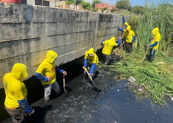 Alcaldía de Maracaibo despliega cuadrillas de “topos” para sanear puentes de Cañada en Puntica de Piedra