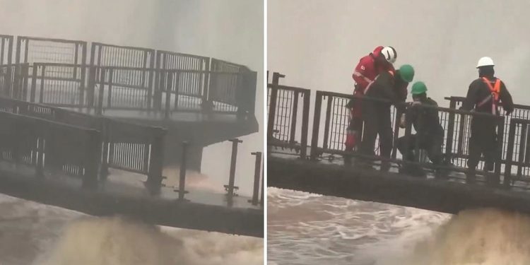 VIDEO: Crecida del río Iguazú obliga a retirar la pasarela para contemplar las cataratas
