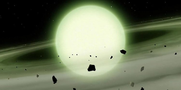 Una estrella con un «verde fantasmal»: el hallazgo que sorprende a los astrónomos