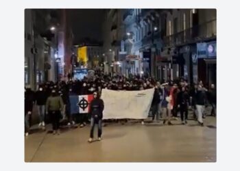 VIDEOS: Ultraderecha toma las calles de una ciudad francesa tras disturbios y saqueos