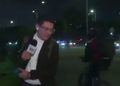 VIDEOS: Periodista sufre dos intentos de robo en segundos en plena transmisión