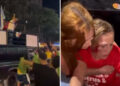 VIDEO FUERTE: Concejala pro-Lula resulta herida tras recibir una lluvia de ladrillos y botellas