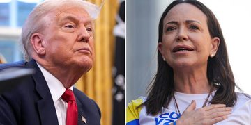 Trump reacciona al inesperado regreso de la líder opositora venezolana Machado (VIDEO)