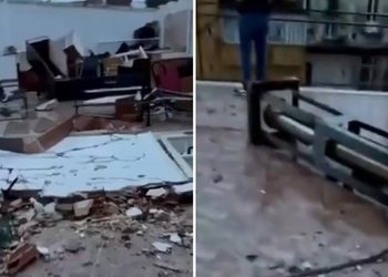 VIDEO: Fuertes vientos azotan Italia, causando caos a su paso