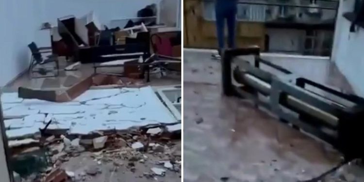 VIDEO: Fuertes vientos azotan Italia, causando caos a su paso