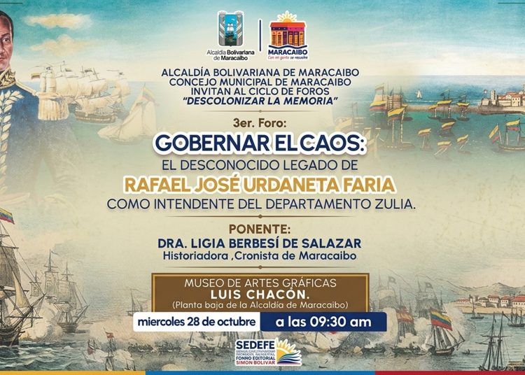 Maracaibo develará la faceta política de Rafael Urdaneta con la historiadora Ligia Berbesí
