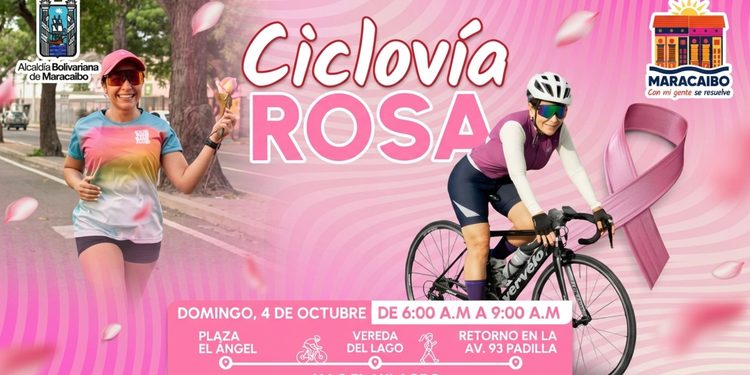 ‎La ciclovía se viste de rosa a partir de este domingo 4 de octubre