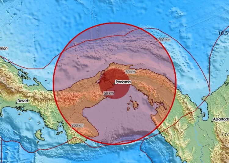 Un terremoto de magnitud 8,0 sacude a Panamá la tarde de este viernes